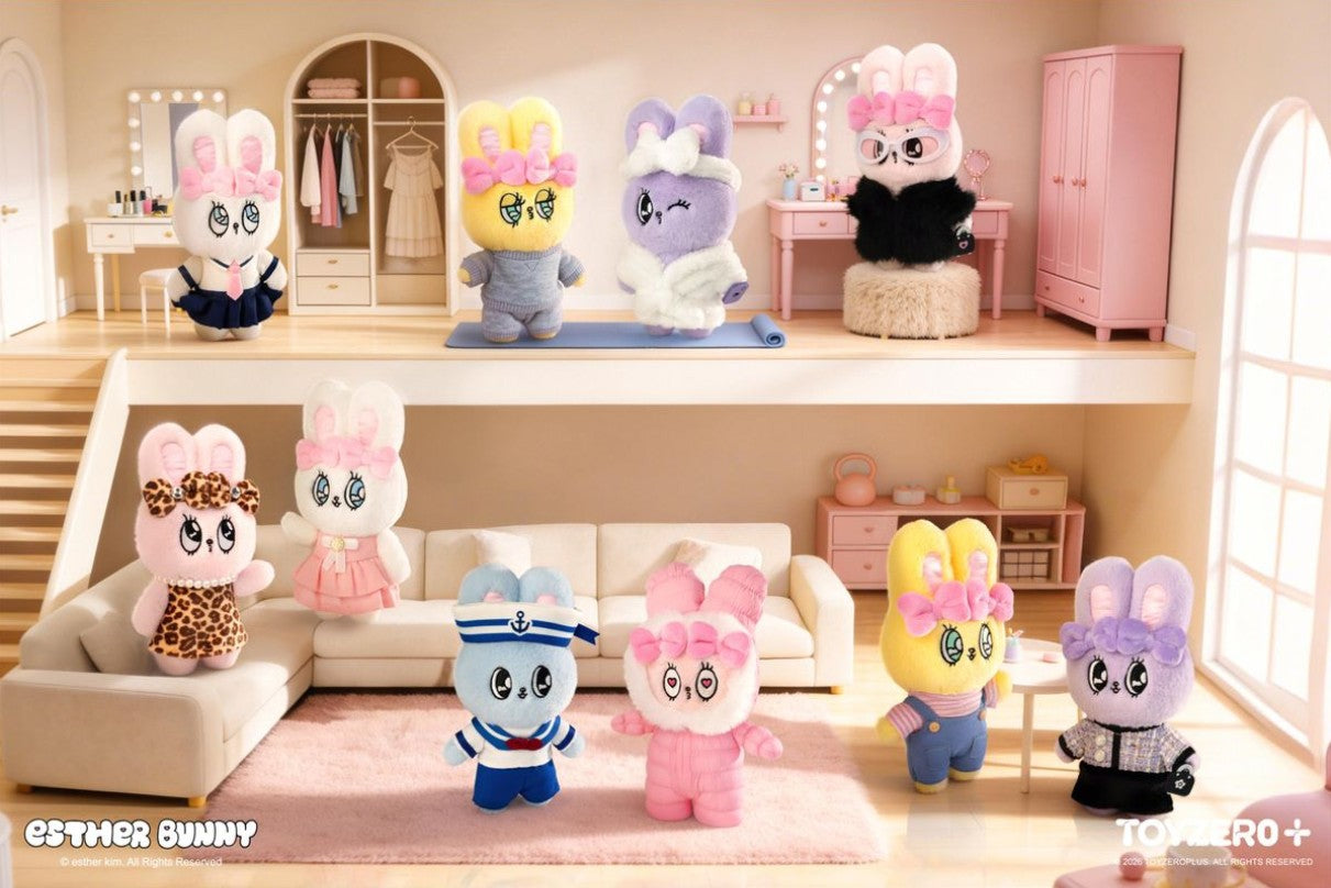 💖🐰エスターバニー ファッション イン モーション プラッシュキーチェーン🐰💖