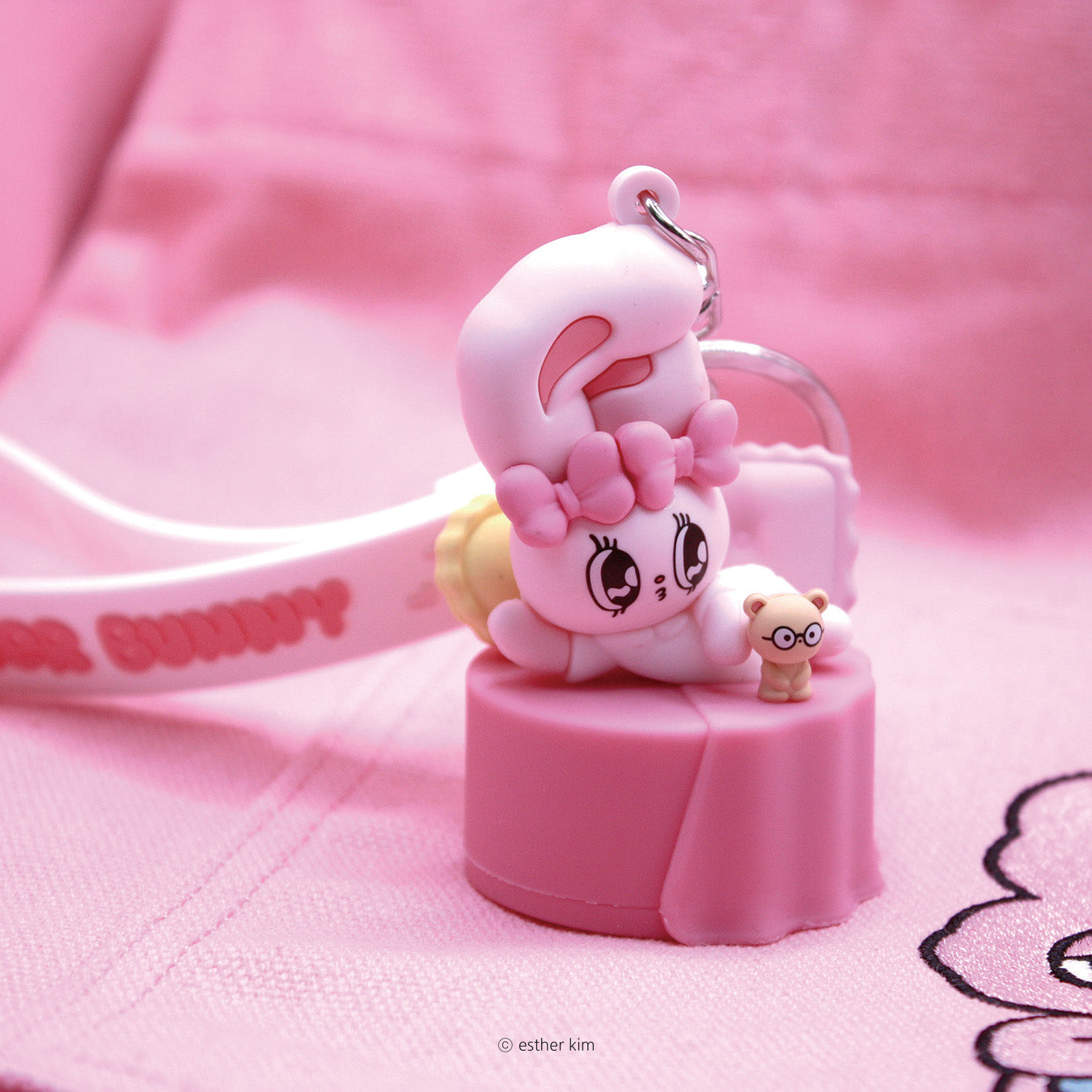 Esther Bunny ライトキーリング Light Key Ring