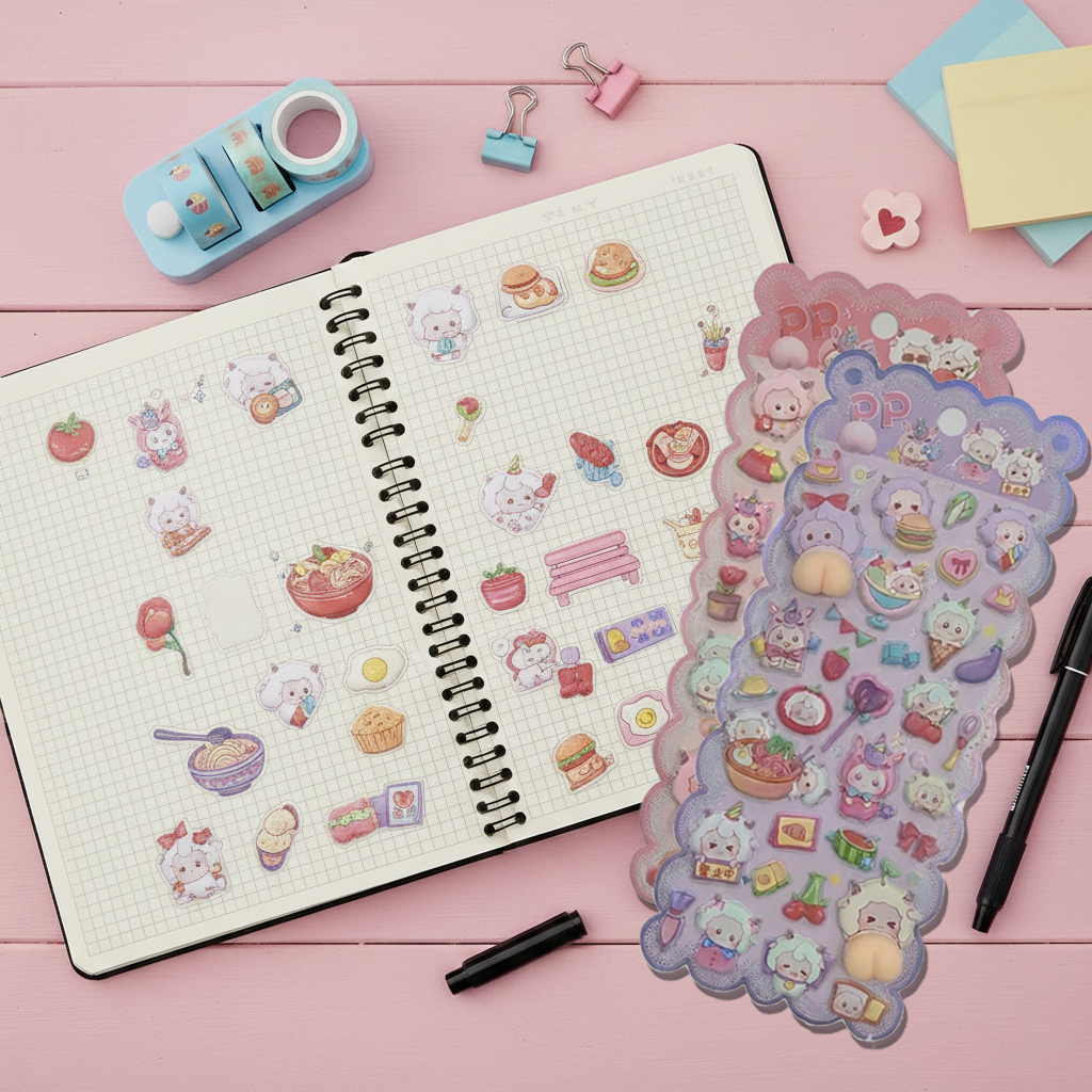 思わず触りたくなる！ぷにぷに3Dおしりシール（2枚セット、送料無料）