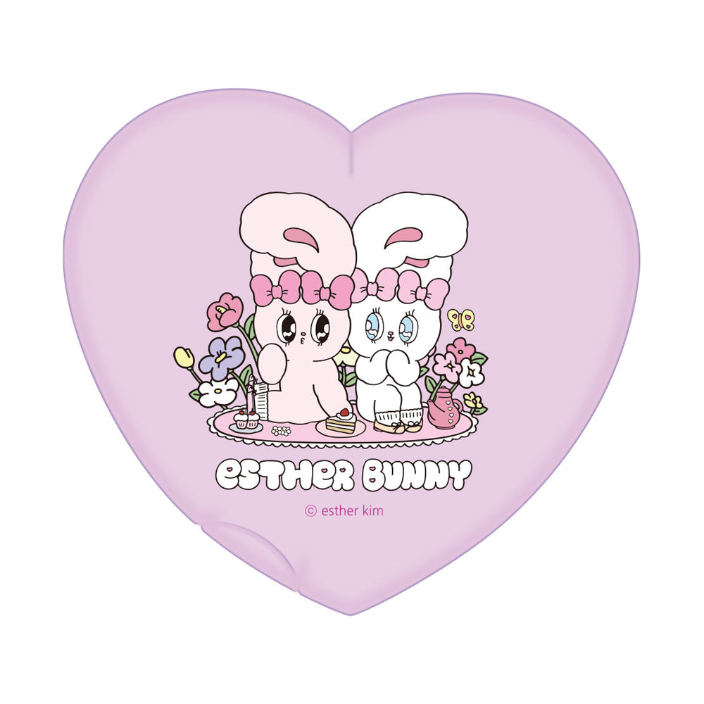 Esther Bunny ハート型ミラーコーム(リボンバニー/クリームバニー)