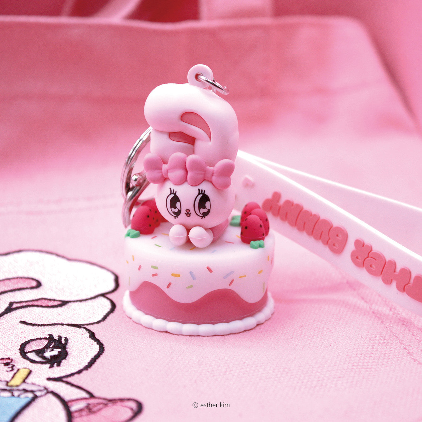Esther Bunny ライトキーリング Light Key Ring