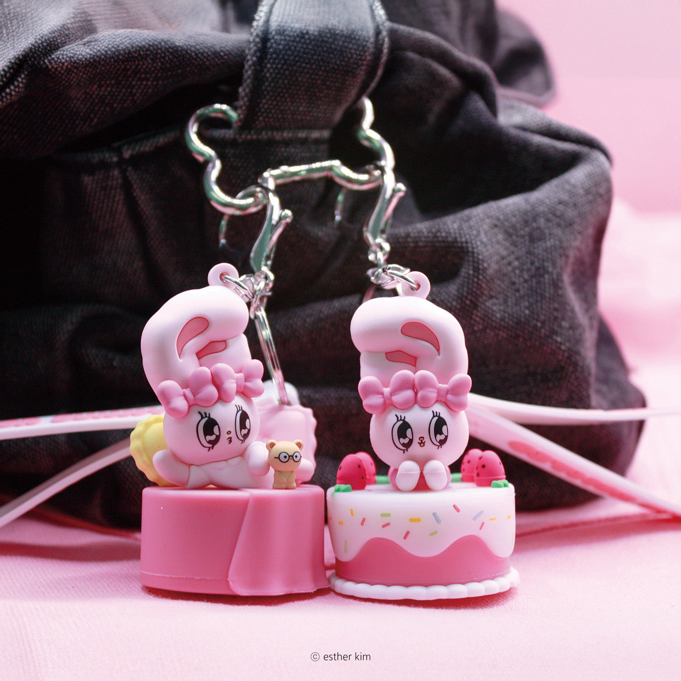 Esther Bunny ライトキーリング Light Key Ring